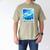 Frutiger Aero Skeuomorphism User Interface Nostalgia Premium Tri-Blend Men's Comfort Colors T-Shirt Khaki