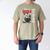 Fun Trendy UFO Sloth Graduation Class Of 2024 Senior Men's Comfort Colors T-Shirt Khaki