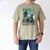 Godzilla Ocean Scene Comic Book Illustration Movie Monster Men's Comfort Colors T-Shirt Khaki