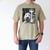 Goldendoodle Alien UFO Taking a Selfie Dog Mom Dad Men's Comfort Colors T-Shirt Khaki
