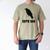 Goth Dad Gothic Bird Crow Emo Father's Day Men's Comfort Colors T-Shirt Khaki