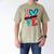 I Heart Books Love Reading Red And Stripe Animated Cat For Men Women Girls Kids Men's Comfort Colors T-Shirt Khaki