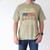 I'm A Dad Grandpa And Veteran Patriotic US Flag Veterans Day Men's Comfort Colors T-Shirt Khaki