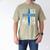 Jesus God Religious Man Of God Husband Dad Protector Men's Comfort Colors T-Shirt Khaki