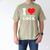 I Love Divorced Dad Rock Quote Men's Comfort Colors T-Shirt Khaki