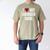 I Love Hot Divorced Dads Red Hearts Men's Comfort Colors T-Shirt Khaki