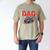 Monster Truck Dad Father's Day Men Men's Comfort Colors T-Shirt Khaki