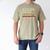 Nerdy Dads Build Character Retro Fathers Day Daddy Papa Men Men's Comfort Colors T-Shirt Khaki