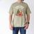 North Pole Book Club Gingerbread Christmas Reading Men's Comfort Colors T-Shirt Khaki