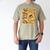 Orange Comic Book Orange Color Graphic Premium Tri-Blend Men's Comfort Colors T-Shirt Khaki
