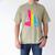 Pansexual Pride Celestial Cat Sitting Book LGBTQ Pan Colors Men Women Men's Comfort Colors T-Shirt Khaki