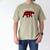 PAPA Bear Men Red Plaid Christmas Pajama Family Dad Small Men's Comfort Colors T-Shirt Khaki