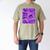 Purple Comic Book Purple Color Graphic Men's Comfort Colors T-Shirt Khaki