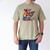 Rainbow Pride Bigfoot Reading Book With Heart Glasses Men's Comfort Colors T-Shirt Khaki