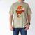 Reading Lover Book Graphic Gnome Men's Comfort Colors T-Shirt Khaki