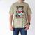 Reading Is Snow Much Fun Christmas Bookworm Snowman Reading Men's Comfort Colors T-Shirt Khaki