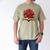 Red Roses Flowers Book Floral Men's Comfort Colors T-Shirt Khaki