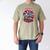 Retro Graphic Print With a Touch Of Nostalgia Men's Comfort Colors T-Shirt Khaki Retro Graphic Print With a Touch Of Nostalgia Men's Comfort Colors T-Shirt Khaki
