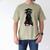Russian Terrier Dog Graduation Cap Graduate Owner Grad Men's Comfort Colors T-Shirt Khaki