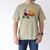 Santa Holding Cookie Xmas Baker Introvert Christmas Men's Comfort Colors T-Shirt Khaki
