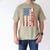 Senior 2026 Baseball American Flag Class Of 2026 Graduation Men's Comfort Colors T-Shirt Khaki