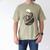Skeleton Hugging Cat Halloween Cat Lover Cat Mom Dad Men's Comfort Colors T-Shirt Khaki