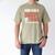 Soon To Be Dad Twins Fatherhood Pregnancy Announcement New D Men's Comfort Colors T-Shirt Khaki
