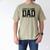 Stay At Home Dad Humor Quote Fathers Quote Men's Comfort Colors T-Shirt Khaki