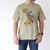 Teacher Shirt Giraffe Holding Books Bookworm Librarian Men's Comfort Colors T-Shirt Khaki