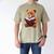 Teddy Bear Reading a Book Men's Comfort Colors T-Shirt Khaki