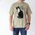 Tuxedo Cat Dad Cat Dad Tuxedo Cat Dad Men's Comfort Colors T-Shirt Khaki