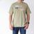US Flag Proud Air Force Dad Men's Comfort Colors T-Shirt Khaki