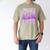 I Wear Purple In Memory Of My Dad Alzheimer's Awareness Day Men's Comfort Colors T-Shirt Khaki