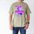 I Wear Purple In Memory Of My Husband Pancreatic Cancer Premium Tri-Blend Men's Comfort Colors T-Shirt Khaki I Wear Purple In Memory Of My Husband Pancreatic Cancer Premium Tri-Blend Men's Comfort Colors T-Shirt Khaki