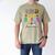 Wild About Reading Books Reader Bookworm Animals Book Lover Men's Comfort Colors T-Shirt Khaki