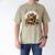 Wise Owl Reading Books Men's Comfort Colors T-Shirt Khaki