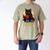 Wizard Cat Reading a Book While Crocheting Men's Comfort Colors T-Shirt Khaki