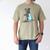 Women Dog Pitbull I Love Dad Tattoo Men's Comfort Colors T-Shirt Khaki