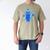 Yk2 Grunge Earthy Blue Cat With Stars Tomboy 90s Nostalgia Men's Comfort Colors T-Shirt Khaki