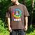 2033 Graduation Class Year Tie Dye Peace Sign Men's Comfort Colors T-Shirt Espresso