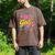 80's Girl Roller Skates Skating Eighties 1980s Nostalgia Men's Comfort Colors T-Shirt Espresso