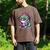 Adorable Book Lover Basilisk With Reading Glasses Cute Men's Comfort Colors T-Shirt Espresso