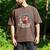 Adorable Book Lover Dragon Read Books Be Kind Stay Weird Men's Comfort Colors T-Shirt Espresso