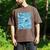 Blue Comic Book Blue Graphic Men's Comfort Colors T-Shirt Espresso