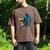 Book Lover Bookworm Reading Books Dragon Sci-Fi Character Men's Comfort Colors T-Shirt Espresso