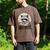 Booktrovert Raccoon Reading And Coffee For Book Lover Men's Comfort Colors T-Shirt Espresso