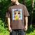 Bulldog Anime Pup Graduation Men's Comfort Colors T-Shirt Espresso