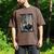 Camo USA Flag Bison Camouflage Hunting Wildlife Hunter Dad Men's Comfort Colors T-Shirt Espresso
