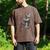 Cat Playing Flute For Cat Lover Cat Mom Cat Dad Men's Comfort Colors T-Shirt Espresso