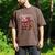 Chapter 67 Floral Book Stack Men's Comfort Colors T-Shirt Espresso